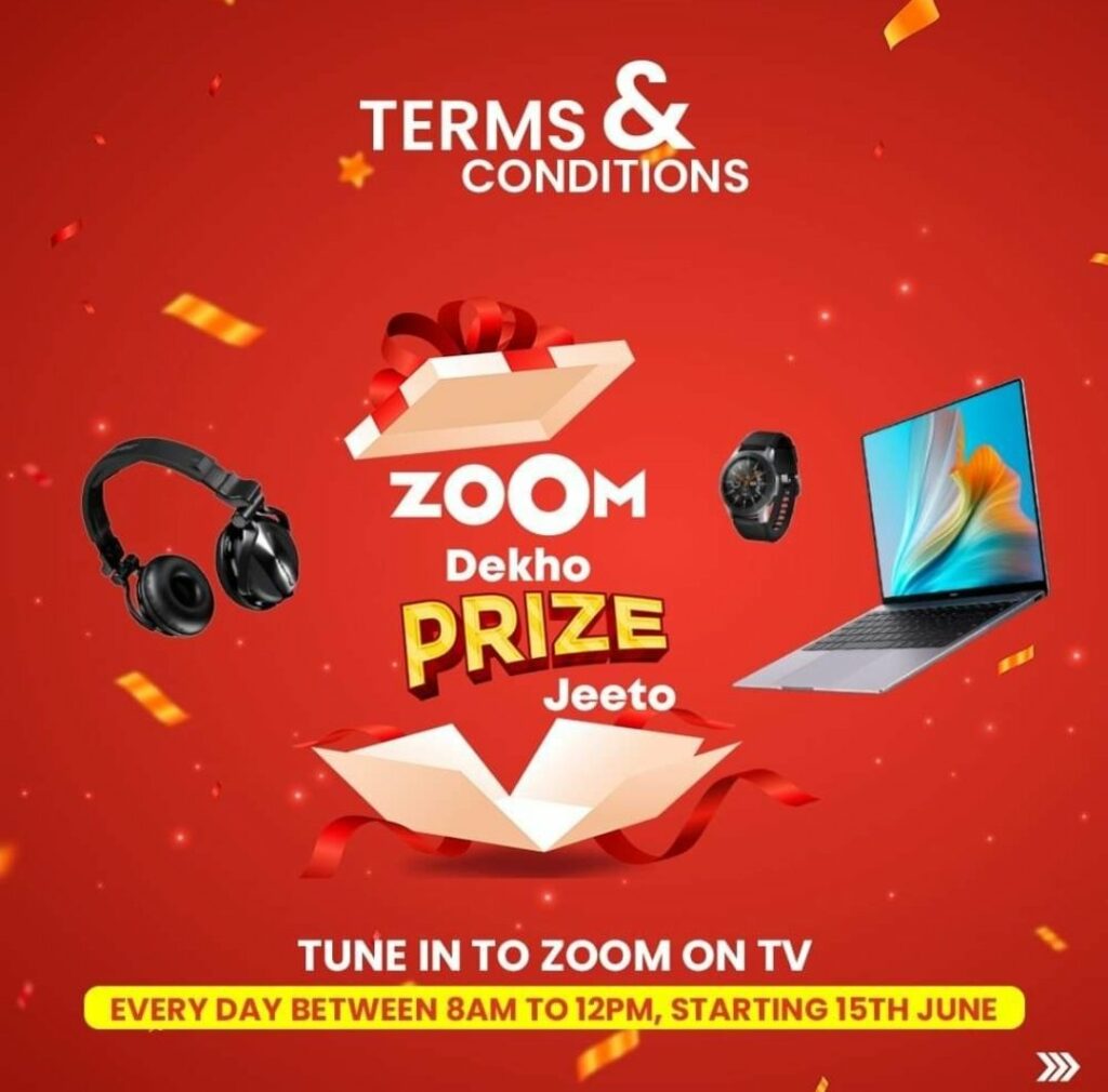 Zoom Dekho Prize Jeeto Offer - Missed Call Win Prizes