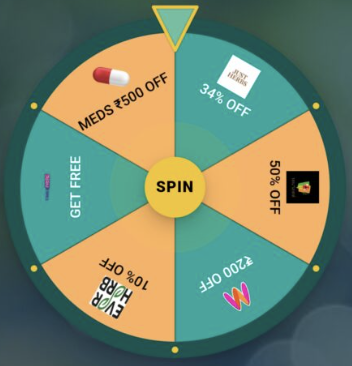 PharmEasy Wheel of Fortune - Win 3 Month TimesPrime