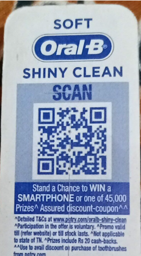 OralB Scan & Win Offer