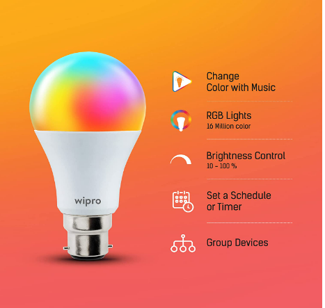 Wipro Wifi Smart LED Bulb Loot