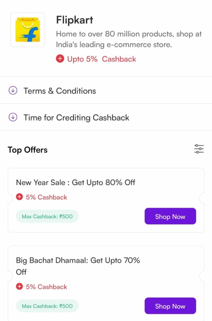 KickCash App Cashback Offer