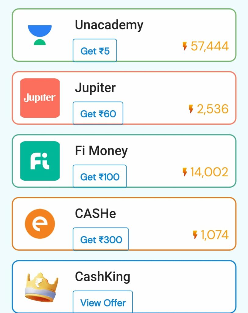 Cash King App Simple Tasks