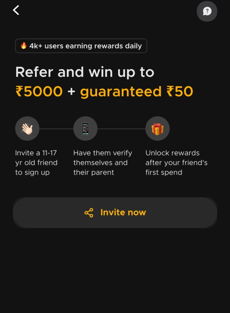 FamPay App Refer & Earn Referral Rewards