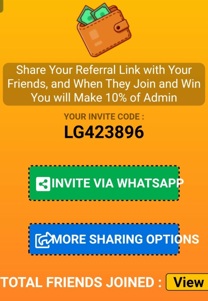 Unibit Ludo Refer & Earn Referral Code: LG423896