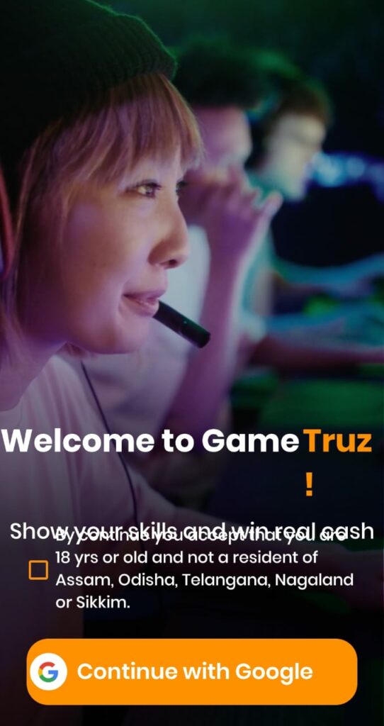 GameTruz App SignUp