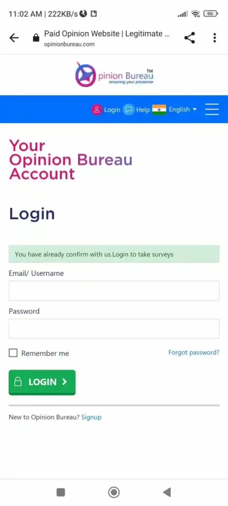  Login to Your Account With your Email & Password