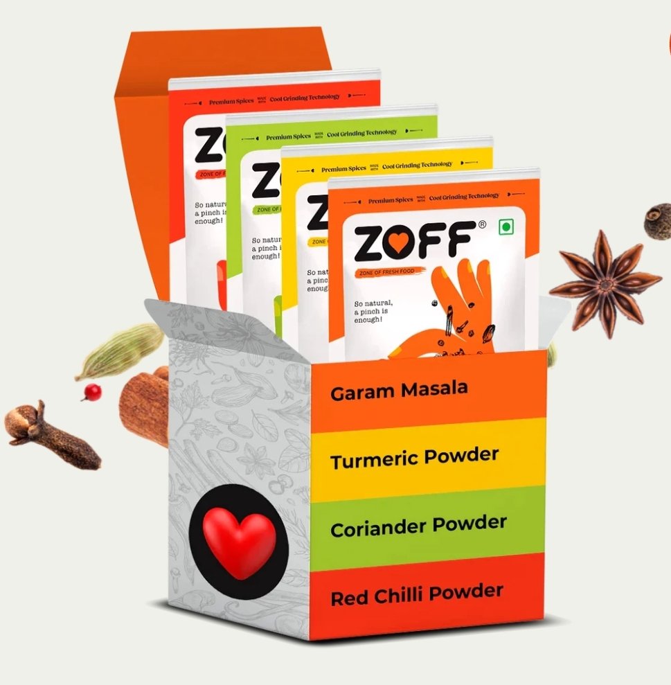Zoff Sample: Starter Basic Spices Kit for FREE