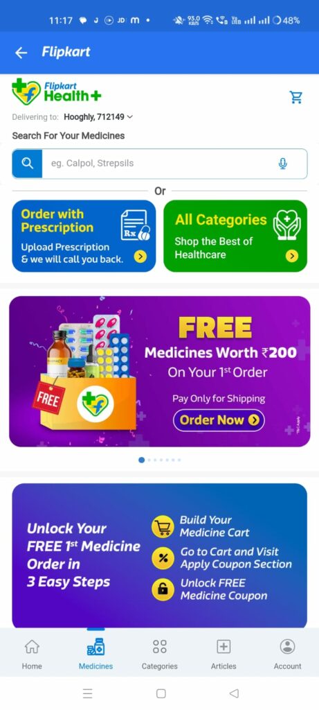 Free Medicines Worth ₹200 on Your 1st Order