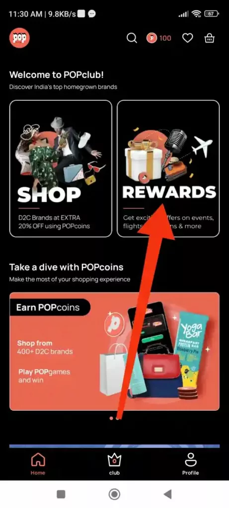 popcoin Reward Box