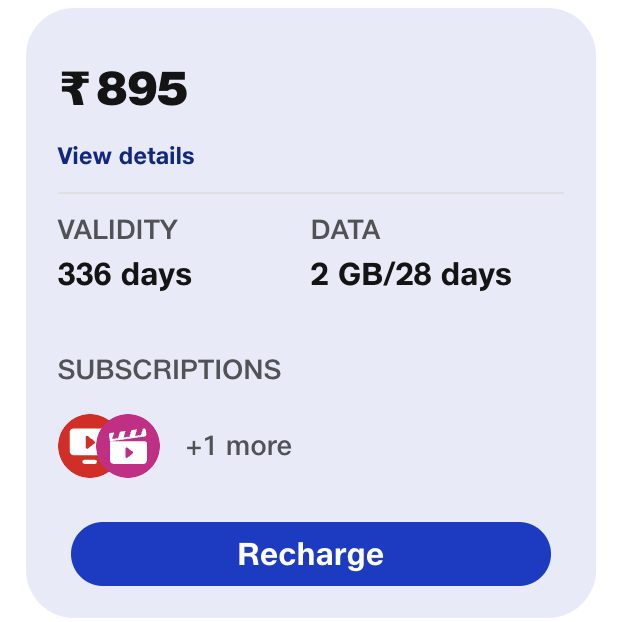 Jio 895 Plan - 2GB/m + Unlimited Calls With 336 Days Validity