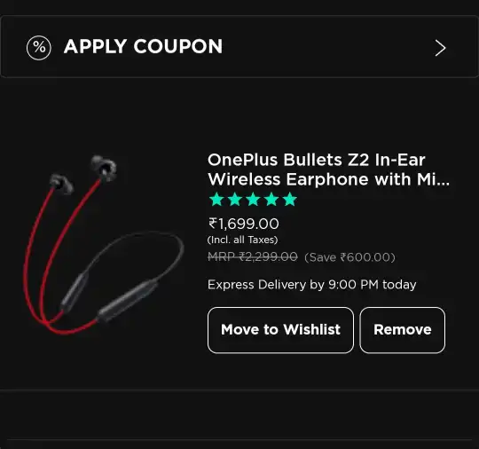 Croma OnePlus Bullets Z2 Wireless Headphone Buy @ Just ₹1380