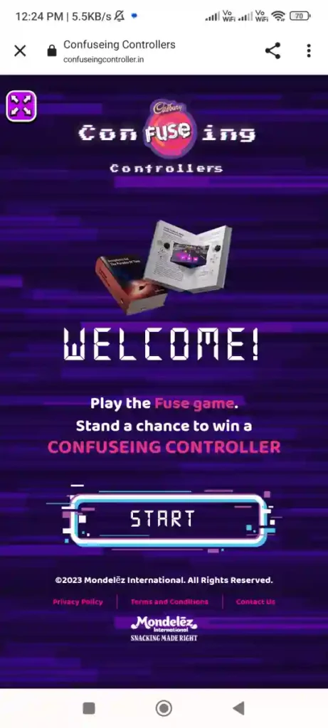 Gaming Controller start 