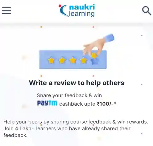 Naukri Loot - Get ₹100 Paytm by Giving Course Review