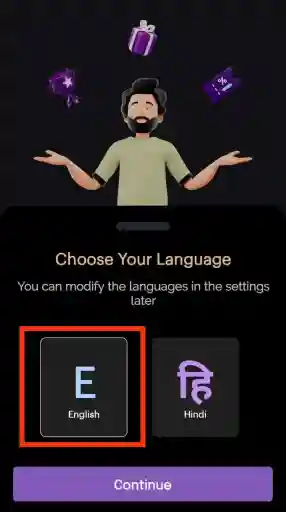 Choose Your Preferred Language