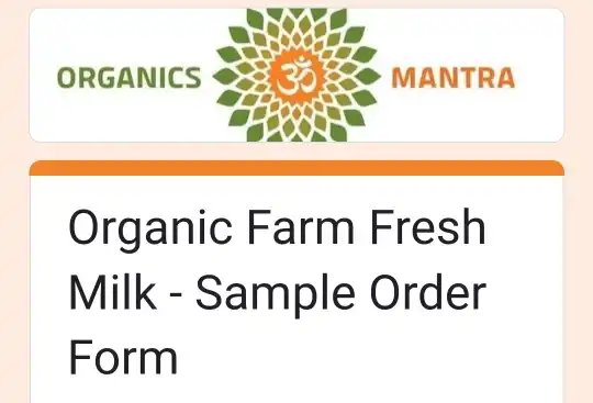 How to Order 500 ml Fresh Milk From Organic Mantra
