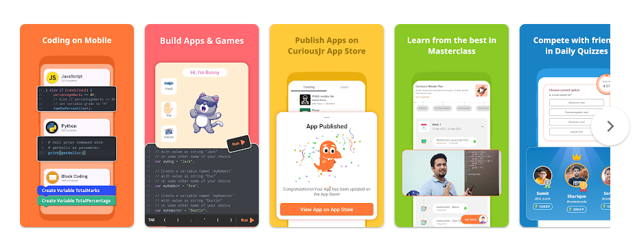 Curious Jr Coding App