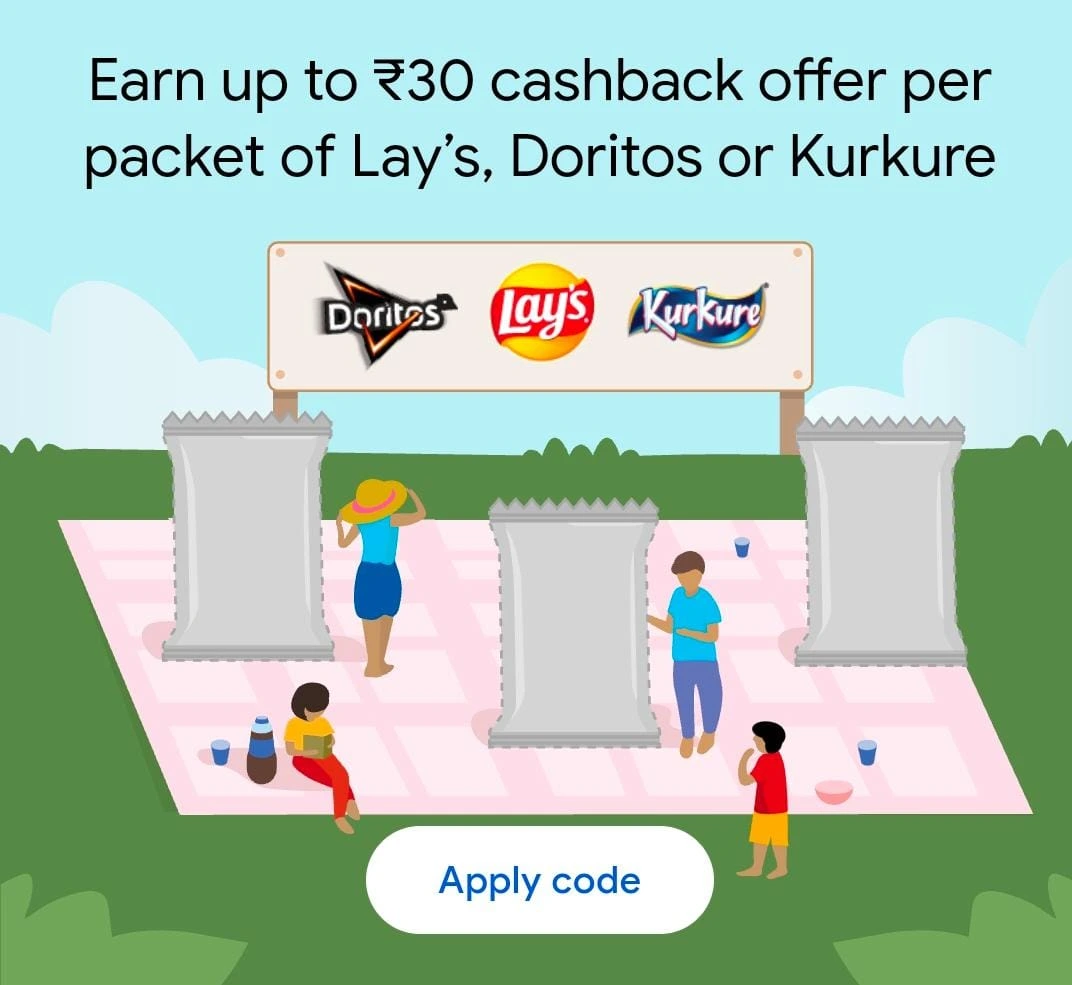 Google Pay Snacks Loot: Get Free Rs.30 Cashback