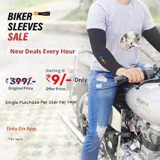 Droom Biker Sleeves Sale @ Just ₹9 (Loot Offer) Next Sale Date