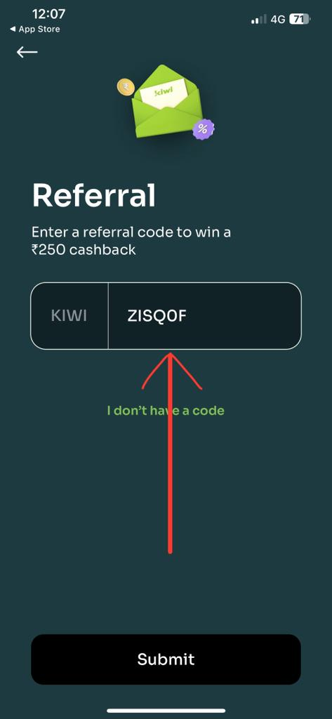 Now Put Our Refer Code - ZISQ0F