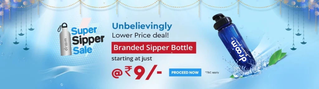 The Droom Super Sipper Sale Offer