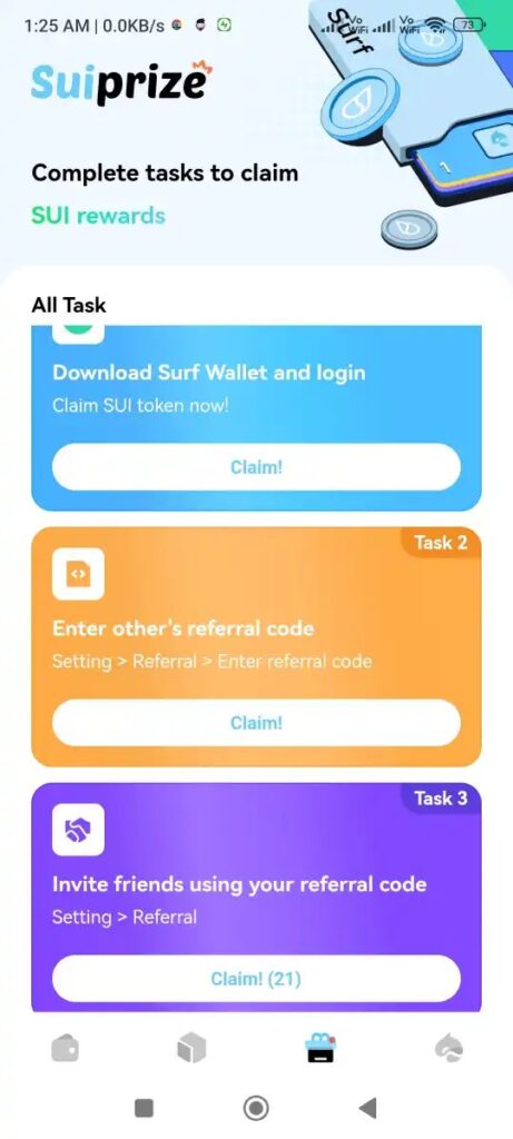 Surf Wallet Referral 3rd Option 🎁 Box Icon