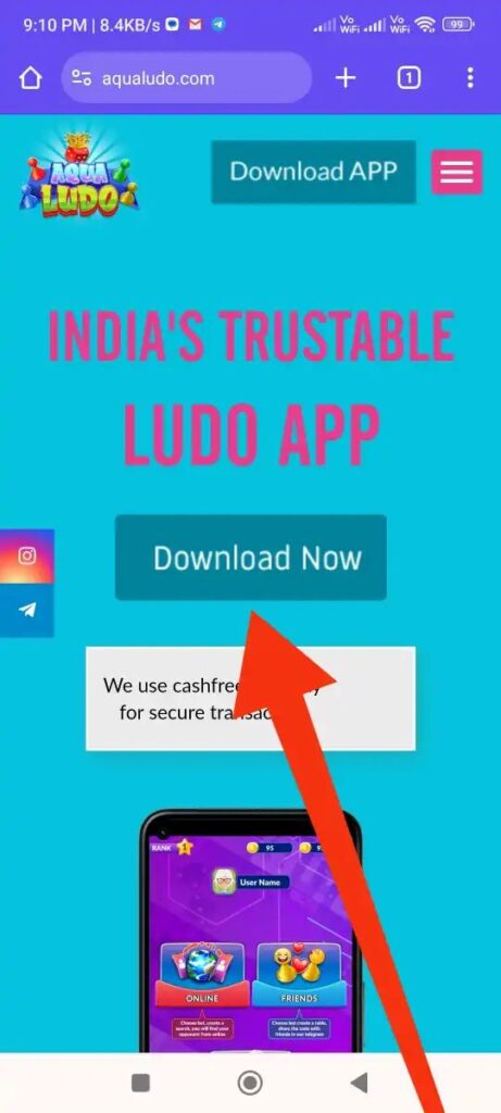 Download the Aqua Ludo app